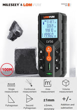 Load image into Gallery viewer, Mileseey Laser Distance Meter Electronic Roulette Laser Digital Tape Rangefinder
