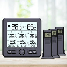 Load image into Gallery viewer, Weather Station Indoor/Outdoor Wireless Sensors Digital Thermometer Hygrometer
