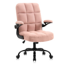 Load image into Gallery viewer, Grey Office Chairs Computer Armchair High Back Fabric chair for desk free shipping
