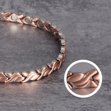 Load image into Gallery viewer, Magnetic Pure Copper Bracelets for Women Vintage Chain Health Energy Magnetic Bracelets &amp; Bangles for Arthritis
