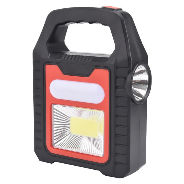 Z20 Portable Solar Lantern COB LED Work Lamp Waterproof  Emergency Spotlight USB Rechargeable Handlamp Hiking Camping