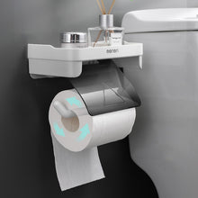 Load image into Gallery viewer, Wall Mount Toilet Paper Holder Bathroom Tissue Accessories Rack Holders Self Adhesive Punch Free Kitchen Roll Paper Accessory
