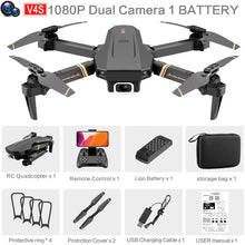 Load image into Gallery viewer, V4 Rc Drone 4k HD Wide Angle Camera 1080P WiFi fpv Drone Dual Camera Quadcopter Dron Gift Toys
