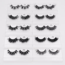 Load image into Gallery viewer, RED SIREN Mink Lashes Wholesale Eyelashes Bulk 5/30/50 Pairs Soft Fluffy Messy Natural Mink Lashes Makeup Mink Eyelashes
