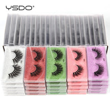 Load image into Gallery viewer, YSDO Eyelashes 10/20/50/100 PCS 3d Mink Eyelashes Natural Mink Lashes False Eyelashes Makeup Lashes In Bulk
