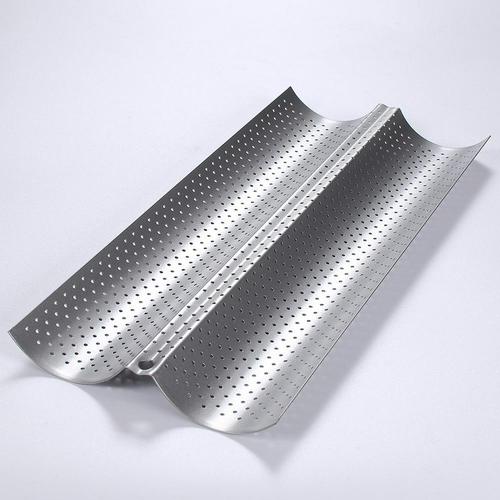 Hot Carbon Steel  2/3/4 Groove Wave French Bread Baking Tray For Baguette Bake Mold Pan DIY Bread Mold Baking