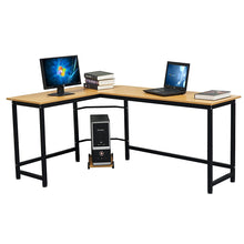 Load image into Gallery viewer, Two Colors L-ShapedL-Shaped Desktop Computer Desk  Computer Table PC Desk Rotating Corner Desk &amp;amp
