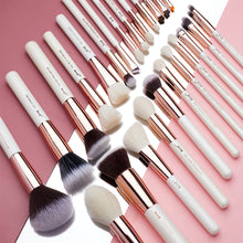 Load image into Gallery viewer, Jessup Professional Makeup brushes set ,6- 25pcs Makeup brush Natural Synthetic Foundation Powder Highlighter Pearl White T215
