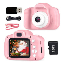 Load image into Gallery viewer, Kids Digital Camera Dual Lens 2 inch Touch Screen 1080P Mini Video Camera Photography Educational Toys
