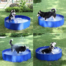 Load image into Gallery viewer, Foldable Dog Pool Pet Bath Swimming Tub Bathtub Outdoor Indoor Collapsible Bathing Pool for Dogs Cats Kids Pool
