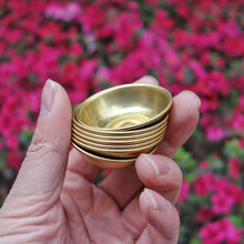 Load image into Gallery viewer, Copper Tibetan Bowl Buddha Disciples to Supply Water Meditation Mini Brass Cup Home Desk Decor 7Set
