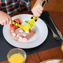 Load image into Gallery viewer, Innovative Children&#39;s Car Tableware Bulldozer Excavator Shovel 3-piece Cutlery Kids Tableware Using Materials Tested For Safety
