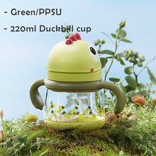 Load image into Gallery viewer, BC Babycare Kids Training Sippy/Duckbill Cup Gravity Ball Outdoor Portable Baby Leakproof Dinosaur Handle/Sling Water Bottles
