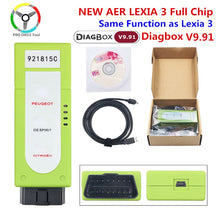 Load image into Gallery viewer, Golden Full Chip Lexia 3 PP2000 Diagbox V9.125 921815C Diagnostic Tool Lexia V9.91 for Peugeot for Citroen lexia3 Auto Scanner
