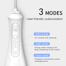 Load image into Gallery viewer, SEAGO New Oral Dental Irrigator Portable Water Flosser USB Rechargeable 3 Modes for Cleaning Teeth
