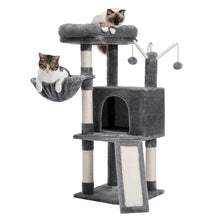 Load image into Gallery viewer, Cat Scratcher Tower Home Furniture Cat Tree Pets Hammock Sisal Cat Scratching Post Climbing Frame Toy Spacious Perch
