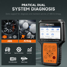 Load image into Gallery viewer, FOXWELL NT650 Elite OBD2 Automotive Scanner ABS A/F TPMS BRT DPF 26 Reset Professional OBD Auto Car Diagnostic Tool
