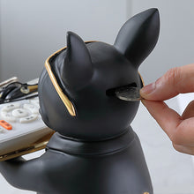 Load image into Gallery viewer, French Bulldog Sculpture Dog Statue Jewelry Storage Table Decoration Home Decor Coin Piggy Bank Storage Tray

