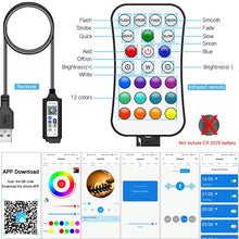 Load image into Gallery viewer, 5M-30M WIFI LED Strip Lights Bluetooth 10MRGB Led light 5050 SMD Flexible 25M Waterproof 2835 Tape Diode DC WIFI Control+Adapter
