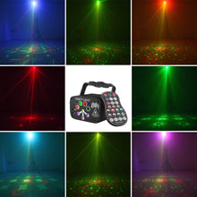 Load image into Gallery viewer, ALIEN RGB Mini DJ Disco Laser Light Projector USB Rechargeable LED UV Sound Strobe Stage Effect Party Lamp
