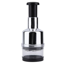 Load image into Gallery viewer, 1PC Fruit Vegetable Chopper Hand Press Food Cutter Onion Nuts Grinder Mincer Manual Safety Efficient Multifunction Kitchen Tool
