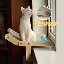 Load image into Gallery viewer, Mewoofun Sturdy Cat Window Perch Wooden Assembly Hanging Bed Cotton Canvas Easy Washable Multi-Ply Plywood Hot Selling Hammock
