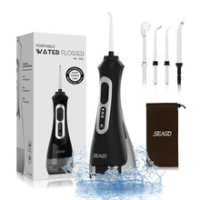 Load image into Gallery viewer, SEAGO New Oral Dental Irrigator Portable Water Flosser USB Rechargeable 3 Modes for Cleaning Teeth
