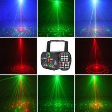 Load image into Gallery viewer, ALIEN RGB Mini DJ Disco Laser Light Projector USB Rechargeable LED UV Sound Strobe Stage Effect Party Lamp
