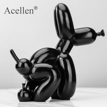 Load image into Gallery viewer, Animals Figurine Resin Cute Squat Poop Balloon Dog Shape Statue Art Sculpture Figurine Craftwork

