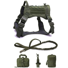 Load image into Gallery viewer, Tactical Dog Harnesses Pet Training Vest Dog Harness And Leash Set For Small Medium Big Dogs Walking Hunting
