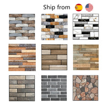 Load image into Gallery viewer, 20PCS Self Adhesive Tile Wall Sticker Home Decor 3d pvc sticker Covers For Kitchen Cupboard Bathroom Waterproof Wallpaper
