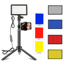 Load image into Gallery viewer, LED Photography Video Light Panel Lighting Photo Studio Lamp Kit For Shoot Live Streaming Youbube With Tripod Stand RGB Filters
