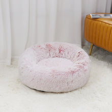 Load image into Gallery viewer, Super Soft Pet Cat Bed Plush Full Size Washable Calm Bed Donut Bed Comfortable Sleeping Artifact
