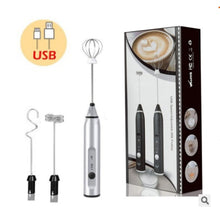 Load image into Gallery viewer, Wireless Milk Frothers Electric Handheld Blender With USB Electrical Mini Coffee Maker Whisk Mixer For Coffee Cappuccino Cream
