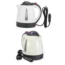 Load image into Gallery viewer, 12V 24V Vehicle Truck Hot Kettle Portable 1000ml Kettle Hot Water Boiled Heater for Tea Coffee Stainless Steel Large Capacity
