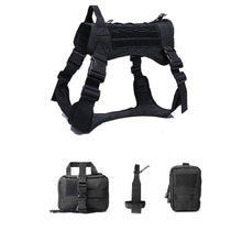 Load image into Gallery viewer, Tactical Dog Harnesses Pet Training Vest Dog Harness And Leash Set For Small Medium Big Dogs Walking Hunting
