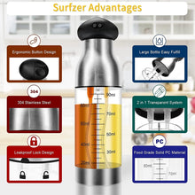 Load image into Gallery viewer, Kitchen Stainless Steel Olive Oil Sprayer Bottle Pump Oil Pot Leak-proof Grill BBQ Sprayer Oil Dispenser BBQ Cookware Tools
