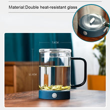 Load image into Gallery viewer, USB Rechargeable High Grade Electric Rotary Cup Automatic Stirring Magnetic Mug Glass Smart Mixing Milk Coffee Cups
