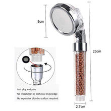 Load image into Gallery viewer, EHEH New Arrival 3 Modes SPA Shower Head High Pressure Saving Water Shower Nozzle Premium Bathroom Water Filter 4 Types
