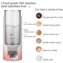Load image into Gallery viewer, 400ML Portable Electric Kettle Thermal Cup Coffee Tea Coffee Travel Water Boiler Temperature Control Smart Water Kettle Thermos
