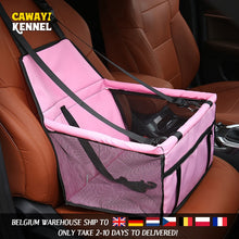 Load image into Gallery viewer, CAWAYI KENNEL Travel Dog Car Seat Cover Folding Hammock Pet Carriers Bag Carrying For Cats Dogs transportin perro autostoel hond
