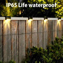 Load image into Gallery viewer, Solar LED Lights Outdoor Solar Lights IP65 Waterproof Solar Step Deck Lights Lamps Garden Lighting Fence Courtyard
