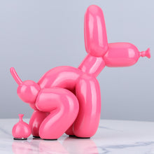 Load image into Gallery viewer, Animals Figurine Resin Cute Squat Poop Balloon Dog Shape Statue Art Sculpture Figurine Craftwork
