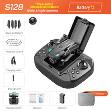 Load image into Gallery viewer, S128 Mini Drone 4K HD Camera Three-sided Obstacle Avoidance Air Pressure Fixed Height Professional Foldable Quadcopter Toys
