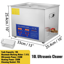 Load image into Gallery viewer, VEVOR 1.3L 2L 3L 6L 10L 15L 22L 30L Ultrasonic Cleaner Lave-Dishes Portable Washing Machine Diswasher Ultrasound Home Appliances
