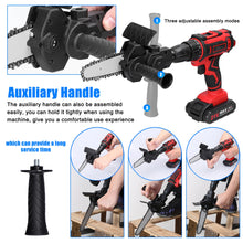 Load image into Gallery viewer, 4 Inch 6 Inch Chainsaw Electric Drill Modified To Electric Chainsaw Tool Attachment Electric Chainsaw Accessory Woodworking Tool
