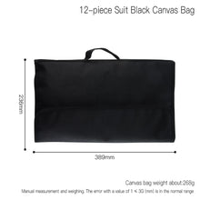 Load image into Gallery viewer, XYj Brand Black Canvas  Cooking Chef Knife Bag Oxford Roll Knives Bag 8 Pockets And 12 Pockets For Storage Kitchen Knives Tool
