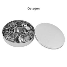 Load image into Gallery viewer, 24pcs/set Stainless Steel Cookie Biscuit DIY Mold Star Heart Round Flower Shape Cutter/ - beebee2
